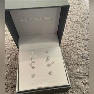 Primrose earrings sterling silver